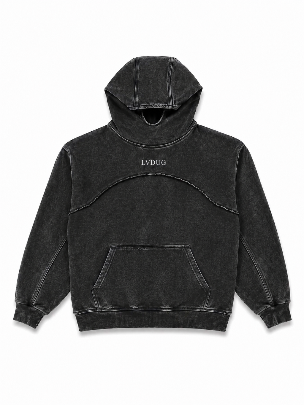 Poleron Heavyweight Hoodie Neck Gris| LΛDUG®