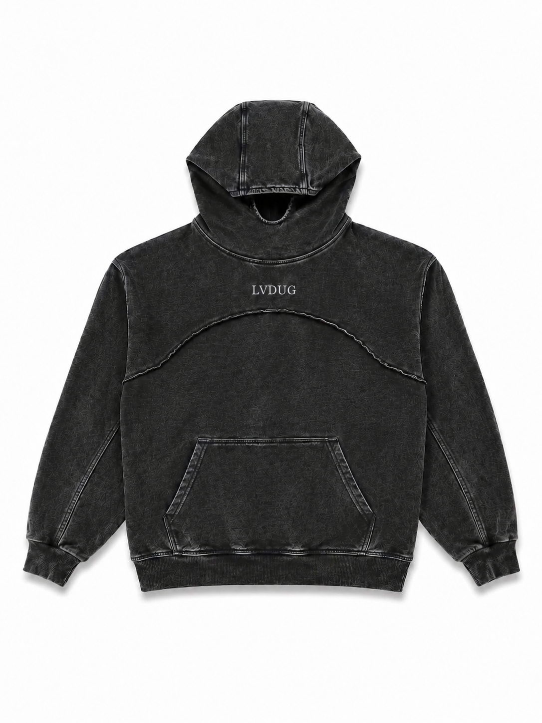 Poleron Heavyweight Hoodie Neck Gris| LΛDUG®