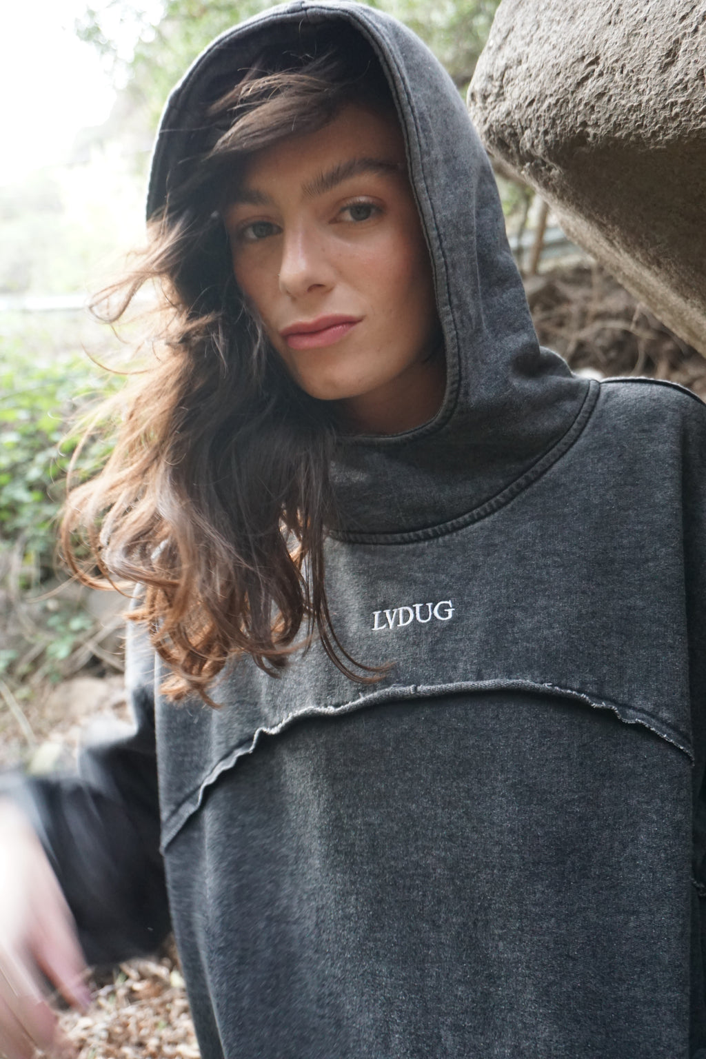 Poleron Heavyweight Hoodie Neck Gris| LVDUG®