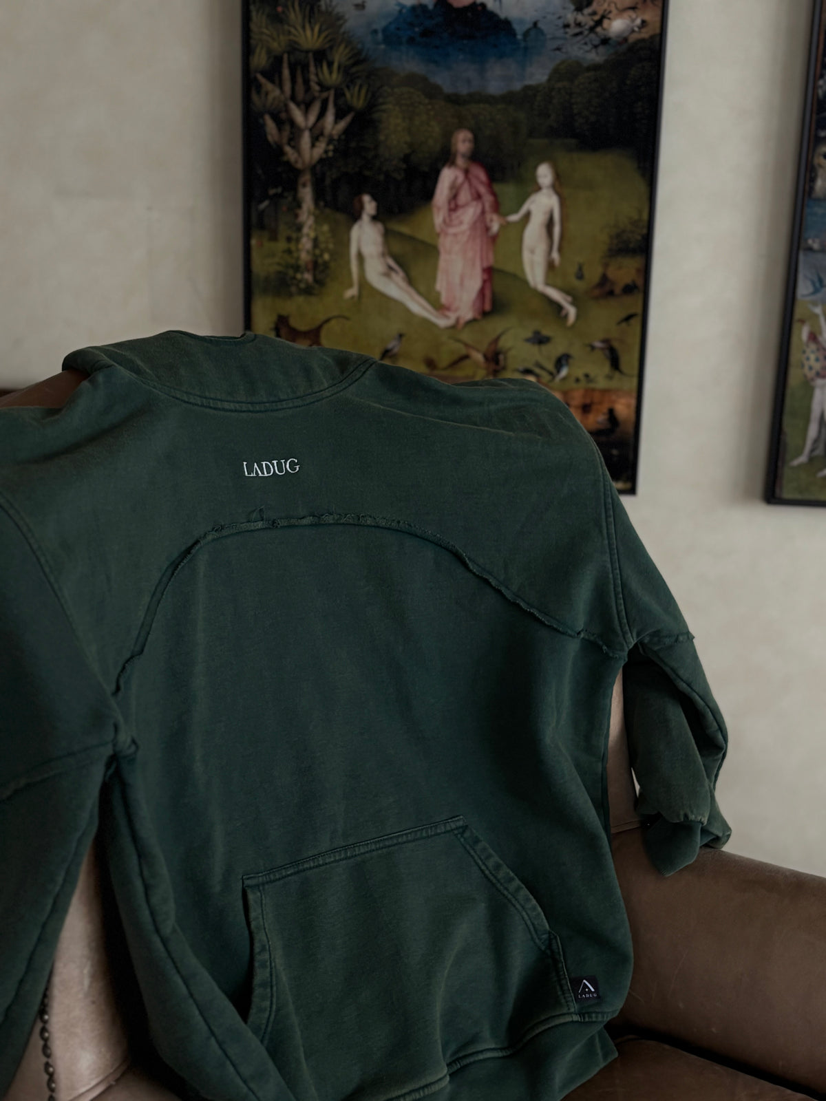 Poleron Oversize Heavyweight Verde | LΛDUG®